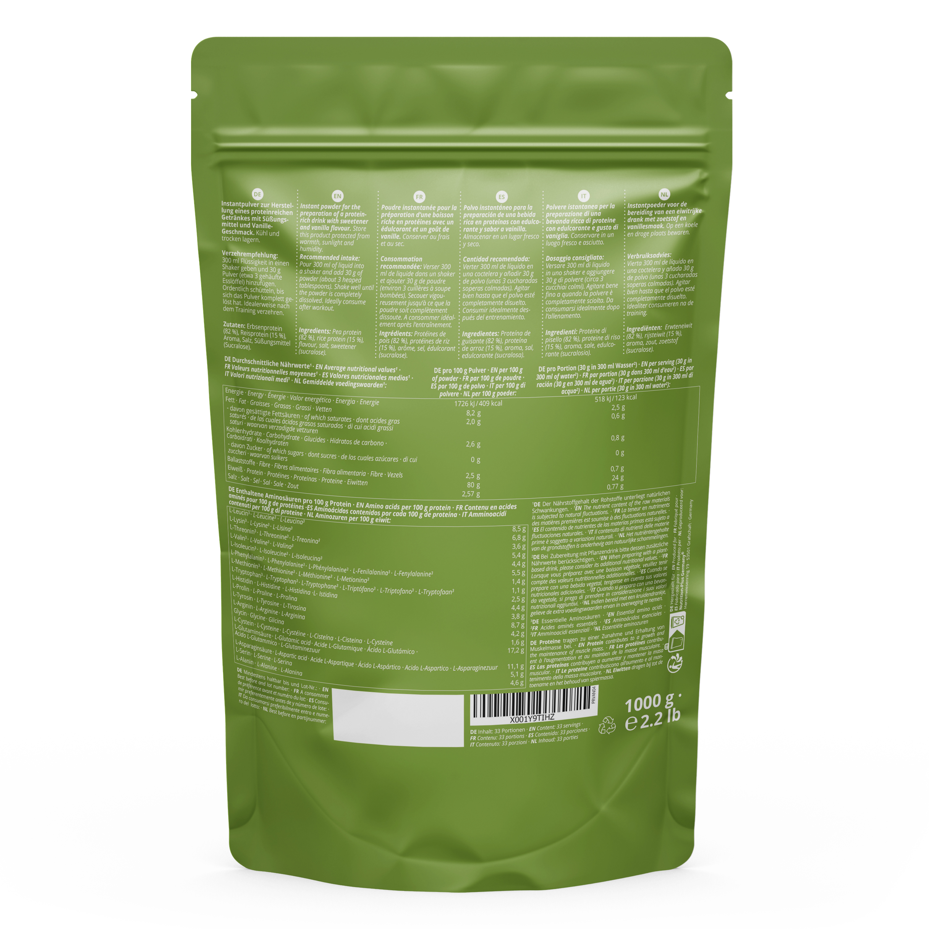 Pea-Rice Proteinpulver