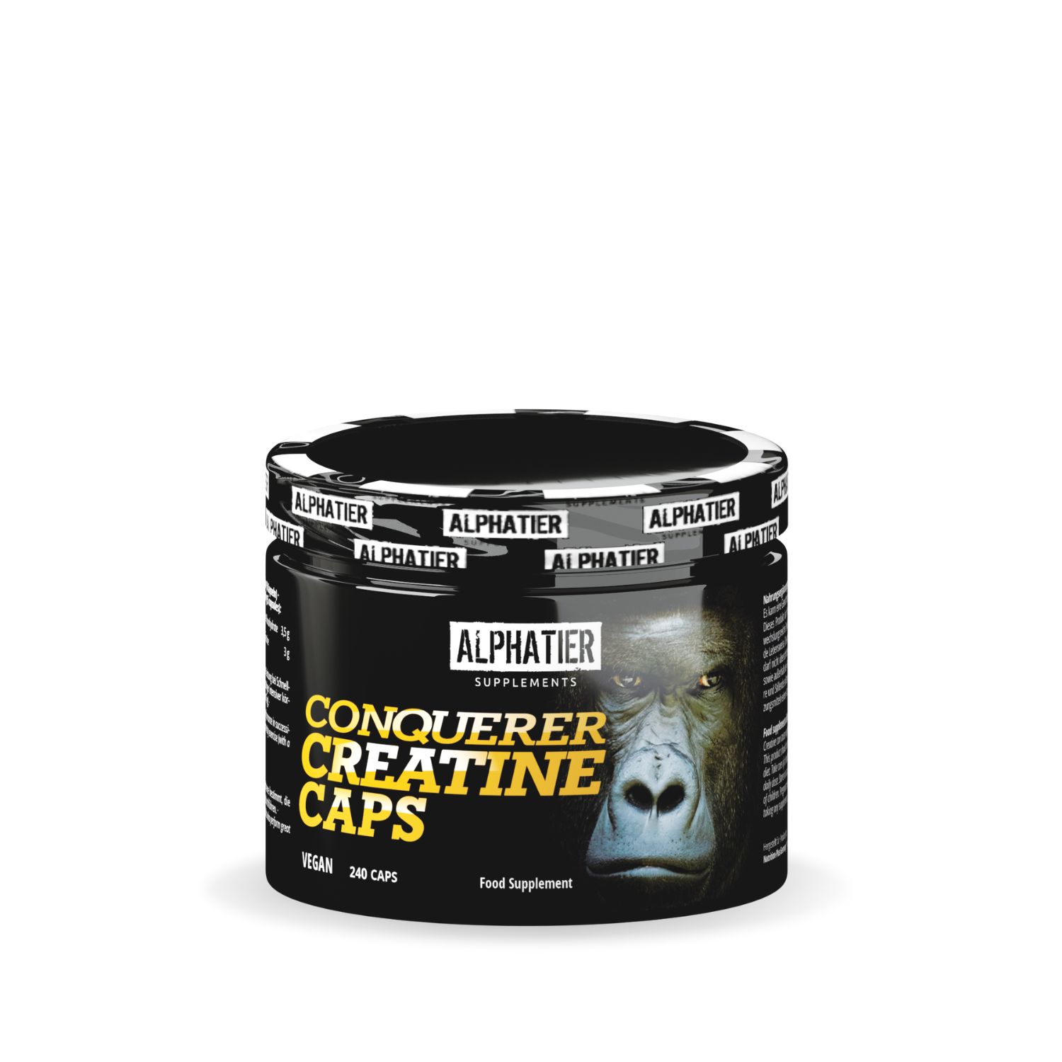 Alphatier Conquerer Creatin-Monohydrat (Creapure®) Caps