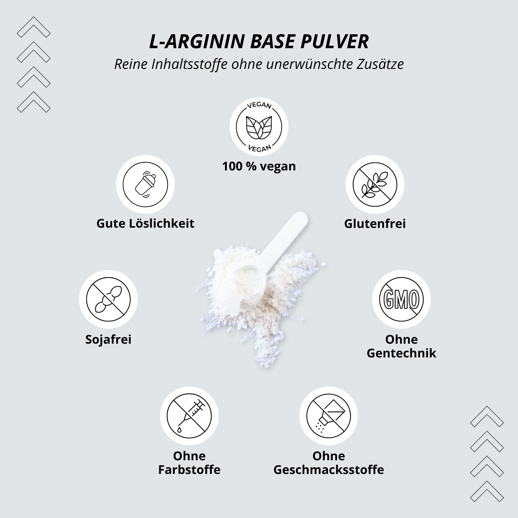 L-Arginin Base Pulver 1000 g