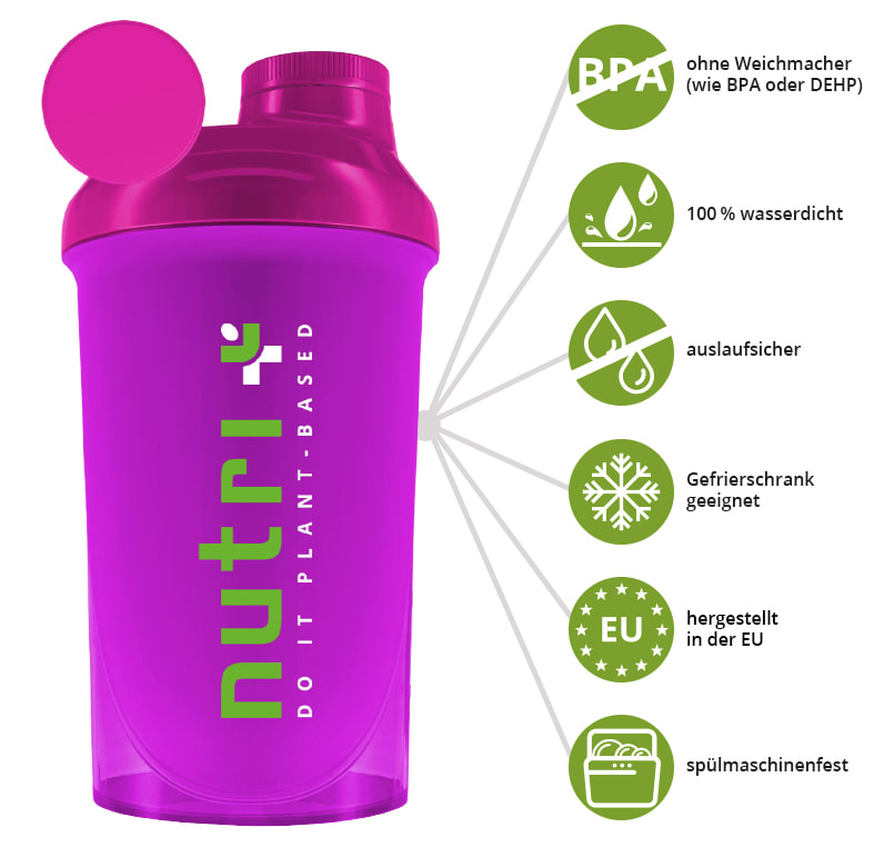 Shaker nutri+ (pink)