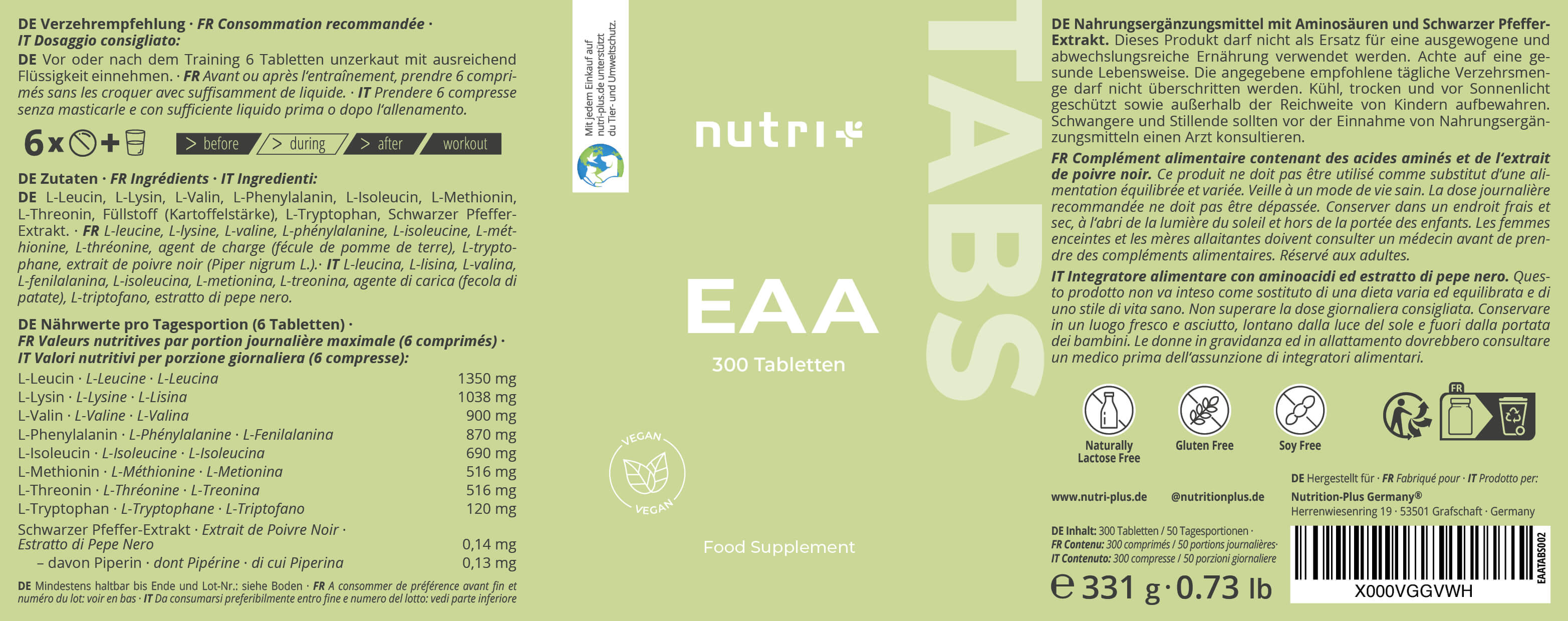 EAA tablets