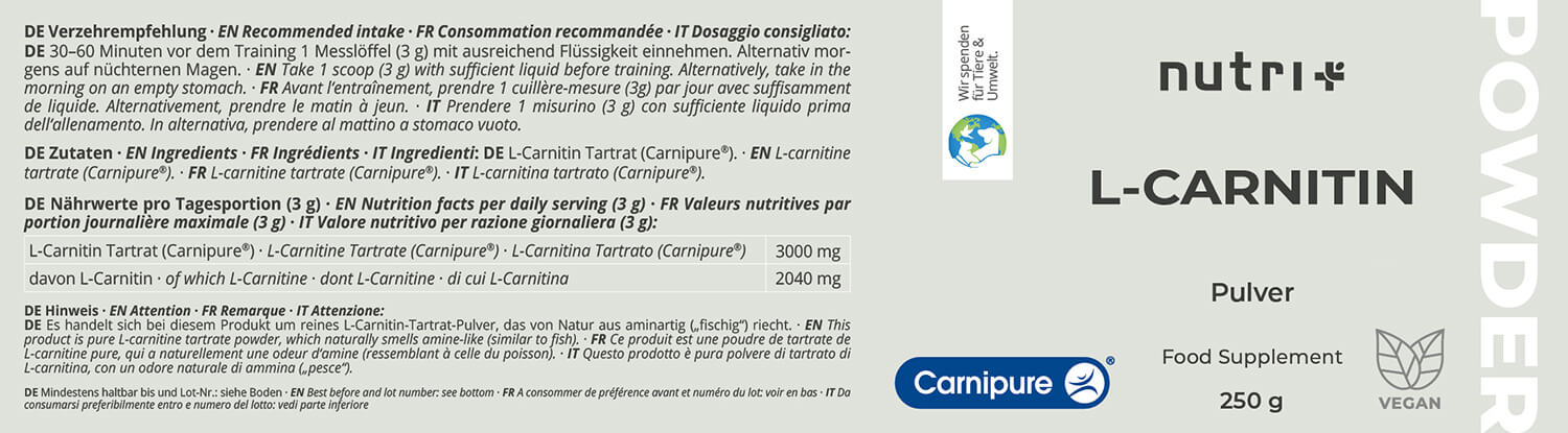 L-Carnitine Powder (Carnipure®)