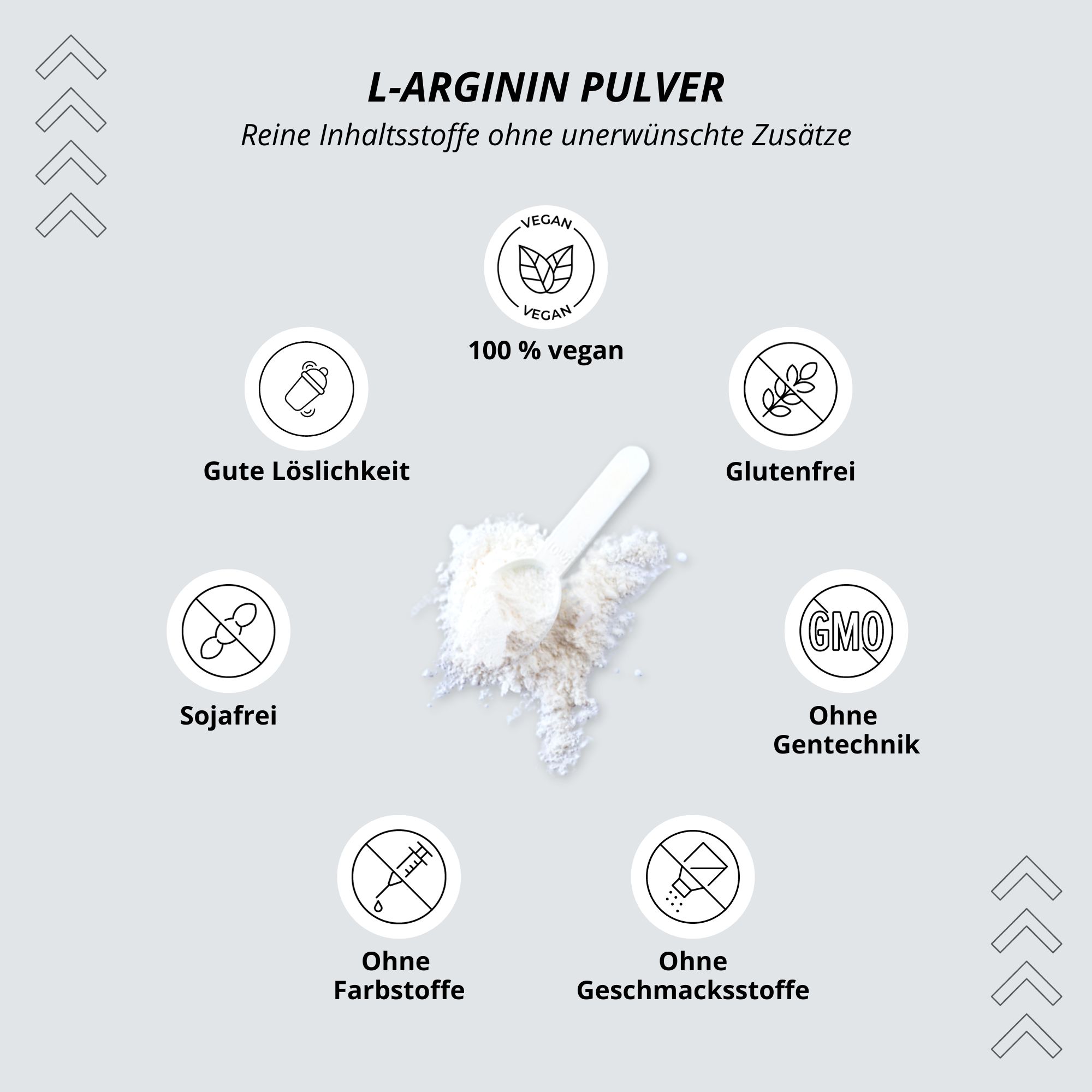 L-Arginin Base Pulver 1000 g