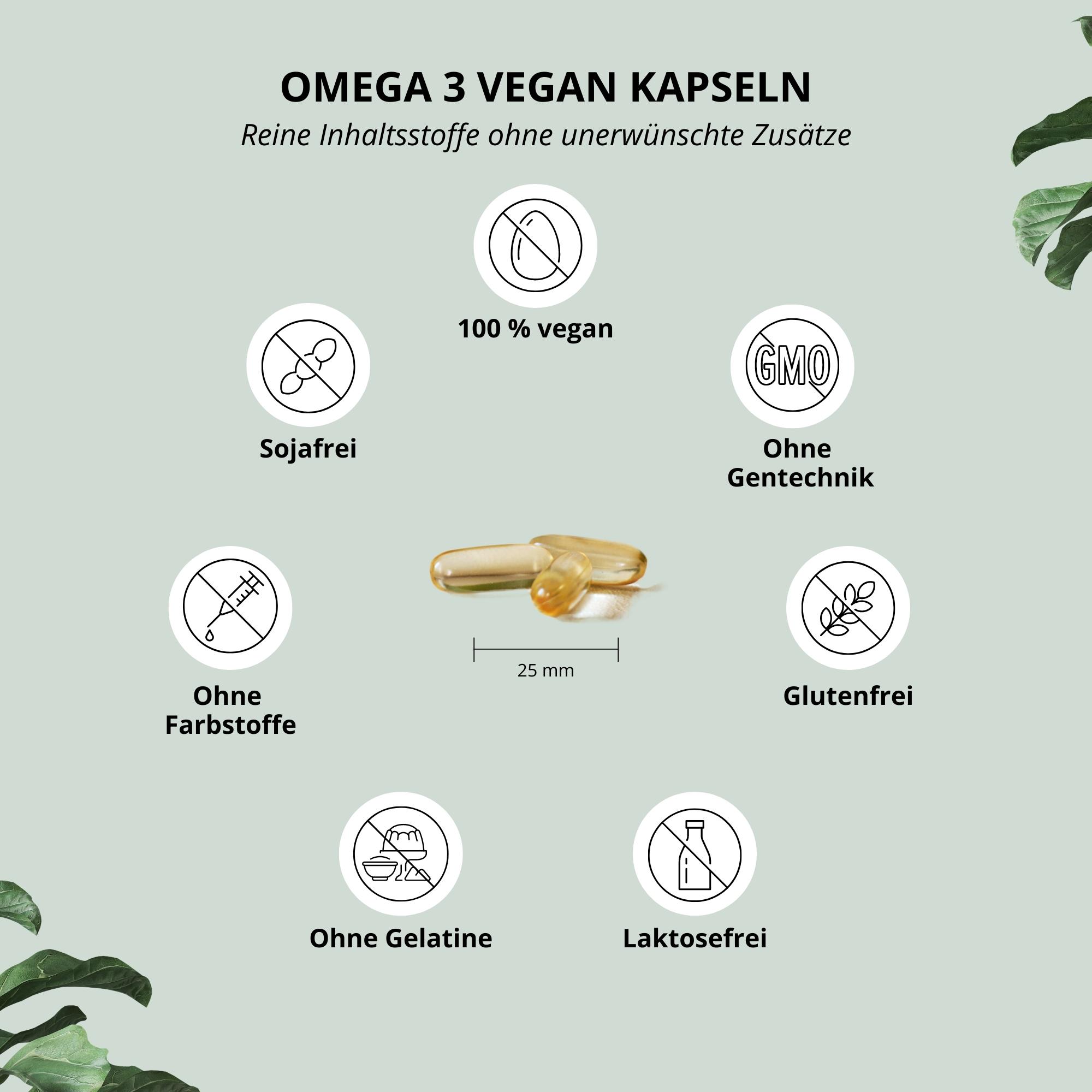 Omega 3 Vegan - mit EPA & DHA